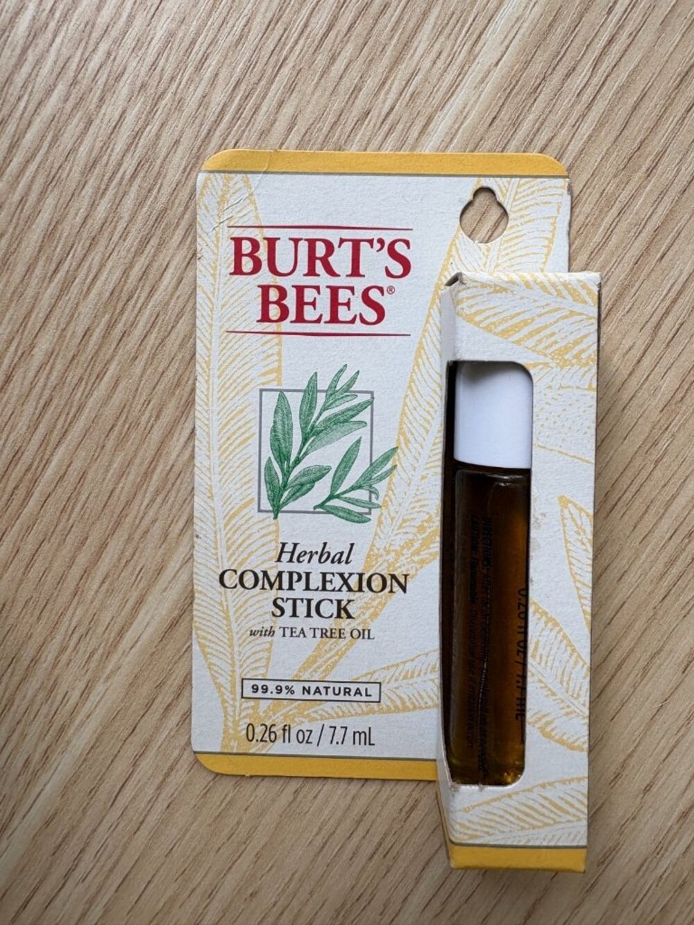 Burts Bees Complexion Stick 0.26oz Tea Tree Oil Natural Blemish Discontinued New